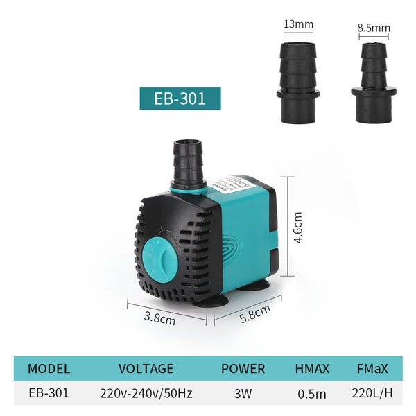 Style: EB301, Model: EU - Multifunctional submersible pump fish tank water pump
