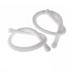 2Pcs 45cm/60cm Flexible Car Soft Tube LED Strip Light Angel Eye DRL Daytime Running Headlight Lamp 5 Color - Color: White 2pcs, Size: 45cm