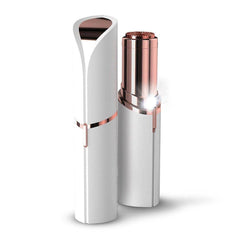 Color: White - Ladies Electric Mini Hair Removal Machine Lipstick Shaver Eyebrow Trimmer