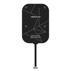 Color: TYPEC long section, power: USB - Wireless Charging Receiver Patch End, Fast Charging Stand, Foldable Portable Stand