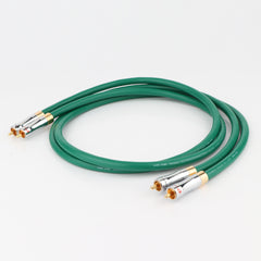 Color: Zhongdao RCA, style: 0.5M - Audiophile Grade 4 Core Copper Silver-plated CD Decoder Amplifier