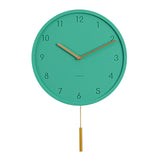 Color: L - Cement Nordic Clock Light Luxury Silent Clock Wall Clock
