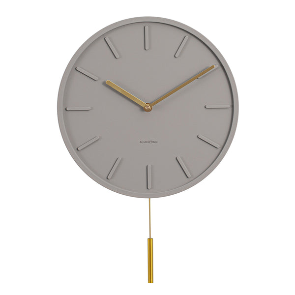 Color: J - Cement Nordic Clock Light Luxury Silent Clock Wall Clock