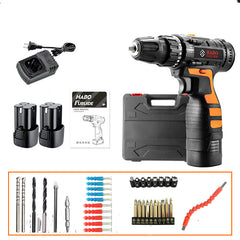 Color: 11A - 12V Lithium Electric Drill Rechargeable Multifunctional Household Electric Screwdriver