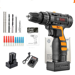 Color: 12A - 12V Lithium Electric Drill Rechargeable Multifunctional Household Electric Screwdriver