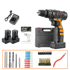 Color: 19A - 12V Lithium Electric Drill Rechargeable Multifunctional Household Electric Screwdriver