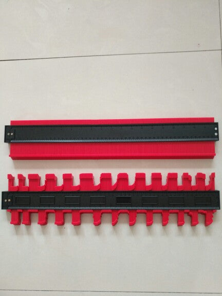 Color: Red 500mm - Radial Ruler Contour Gauge Taker Profile Gauge