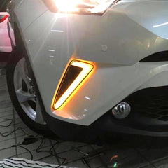 Style: LED - LED Daytime Running Lights Fog Lights Modified Yellow Light Steering