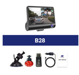 Set meal: B28, Classification: 16G SD CARD - 1080P High-definition Three-record Driving Recorder