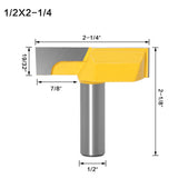 Woodworking milling cutter with flat end cutter