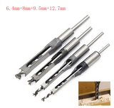 Model: 4pcs - Square hole drill bit