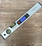 Model: Without magnets - Magnetic angle meter, angle ruler, digital display level ruler, electronic level ruler, digital slope meter, 400MM angle ruler water.