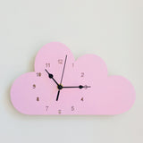 format: Pink cloud - Creative Nursery Wall Clock