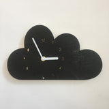 format: Black cloud - Creative Nursery Wall Clock