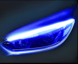 Color: Blue to Yellow, Size: 45cm - Car Light Turn Signal Led Strip Car LED Daytime Running