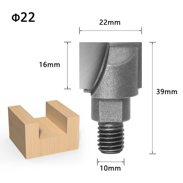 Model: 10x22mm - Screw thread screw bottom cleaner