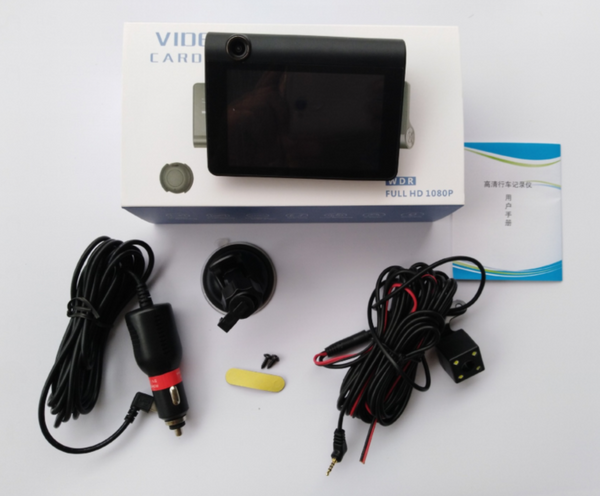 Set meal: B28+6M RCC, Classification: Reverse image - 1080P High-definition Three-record Driving Recorder