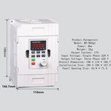 Model: 4KW 220V - Inverter Three-Phase 380V Speed Controller 0.75/1.5/2.2/3/7.5kw