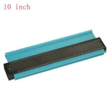 Color: Blue 10inch 3pcs - Radial Ruler Contour Gauge Taker Profile Gauge