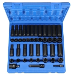 3/8" Drive 43 Piece Standard/Deep SAE/Metric Set