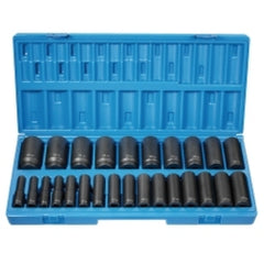 26 pc 1/2" dr 12 pt deep length metric set