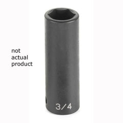 Grey Pneumatic SOC 1-11/16 1/2D IMP 6PT DP BLK