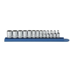 13pc 1/4" dr 12pt standard metric socket set