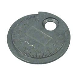 Spark plug gauge coin type .020 to .100in.