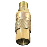 1/4" F. Coupler & M. Plug T-Style