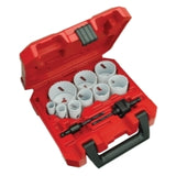 13-pc hole dozer gp ice hardened hole saw kit