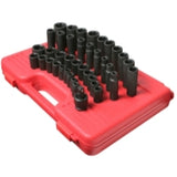 1/2" Drive 39 Piece SAE Deep Impact Socket Set