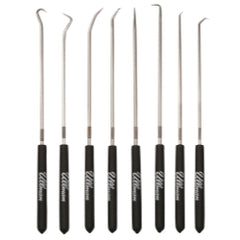 9-3/4" long 8 piece hook & pick set